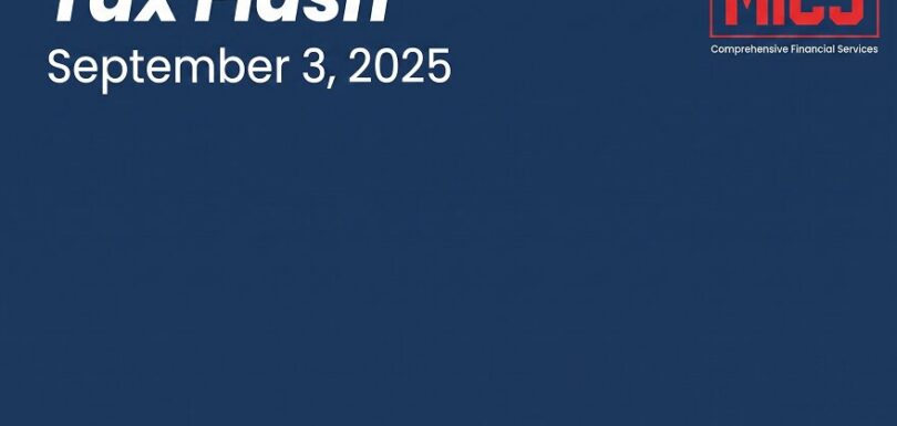 Tax Flash